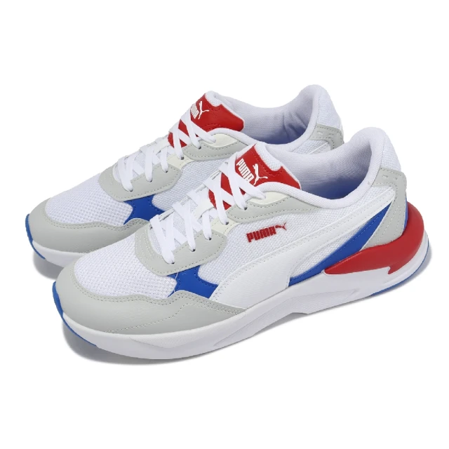 PUMAPUMA 休閒鞋 X-Ray Speed Lite 白 灰 藍 紅 男鞋 緩震 運動鞋(384639-33)