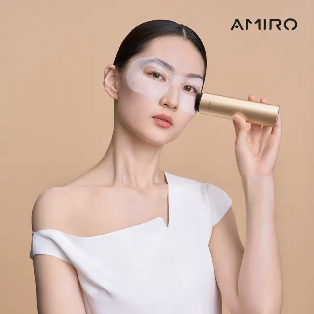 【AMIRO】時光機 拉提美容儀 R3 TURBO - 流沙金 + 時光護膚套盒(美容儀 修復細紋 眼周特護 雕塑V臉 緊緻)