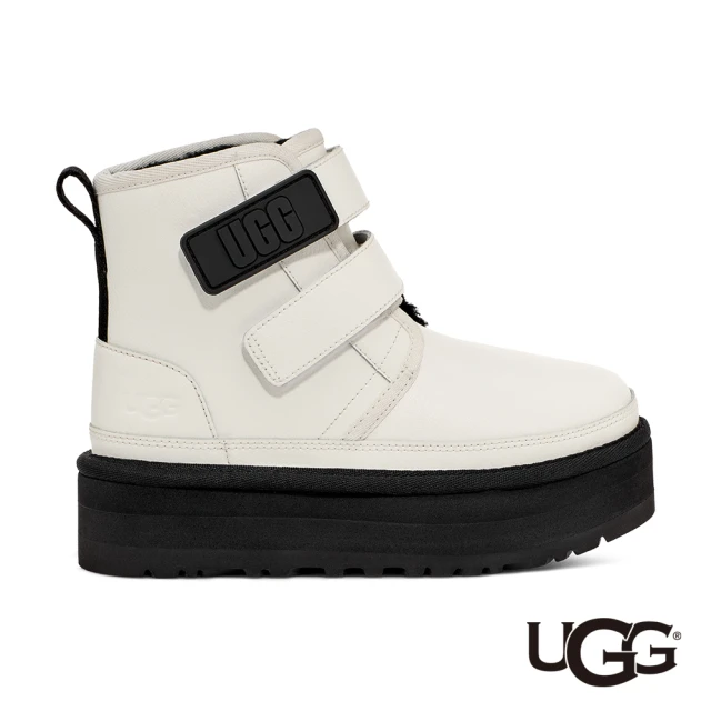 UGGUGG 童鞋/靴子/童靴/雪靴/Neumel Platform Leather(白色-UG1148852KWHT)