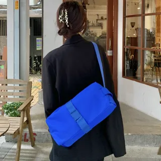 【LEEHER】雙11 大容量包包/尼龍斜背包/包包/側背包/運動包/黑色包包/健身包/吐司包/旅行袋/寬 