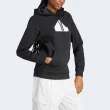 【adidas 愛迪達】W FI BOS Hoodie 女 連帽 長袖 上衣 運動 訓練 休閒 舒適 黑白(IM4874)