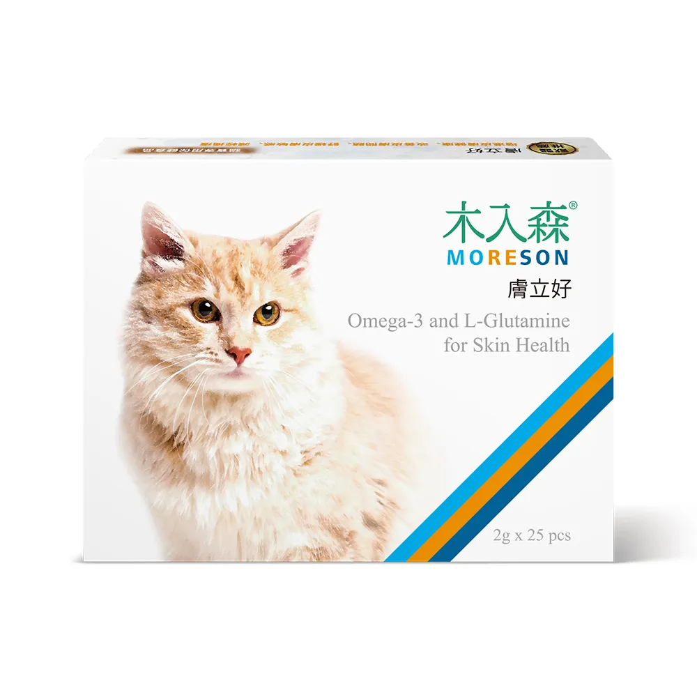 【木入森】貓咪膚立好 25包/盒(貓咪皮膚保健 貓咪保健食品 貓咪保健omega 異位性皮膚炎機能營養複方)