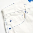 【EDWIN】男裝 加大碼 EDGE JERSEYS 迦績合身牛仔短褲(白色)