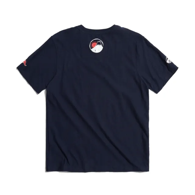 【EDWIN】江戶勝 男裝 街道LOGO短袖T恤(丈青色)