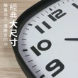 【KINYO】16吋方形經典掛鐘(CL-204)