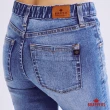 【BRAPPERS】女款 新美腳ROYAL系列-低腰彈性九分喇叭褲(藍)