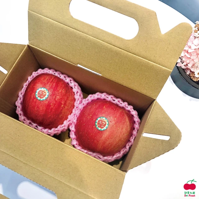 每日宅鮮 日本大蜜富士蘋果#32(6粒／2.2kg／盒±10
