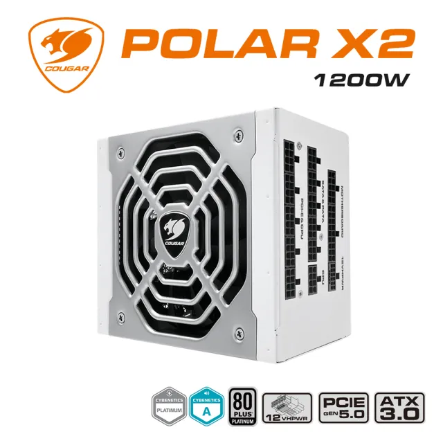 COUGAR 美洲獅】POLAR X2 電源供應器(1200W /十年保固) - momo購物網