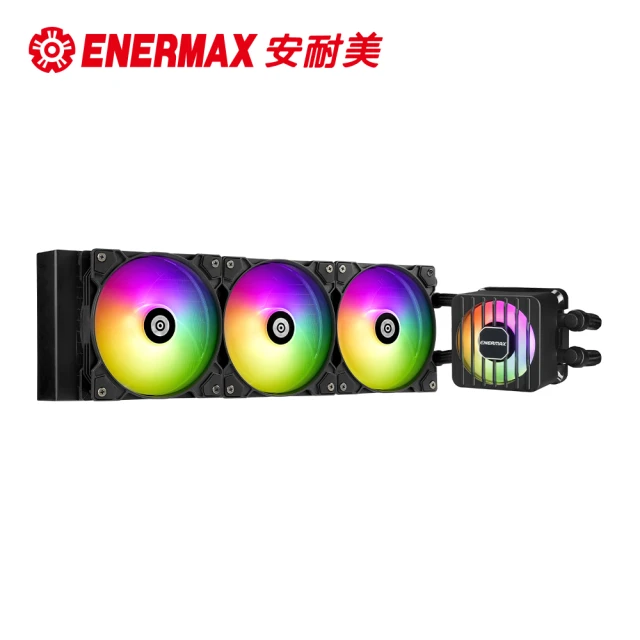 ENERMAX 安耐美ENERMAX 安耐美 風晶凌 LIQMAXFLO 360 ARGB 38mm厚排 CPU水冷散熱器 ELC-LMF360T-ARGB