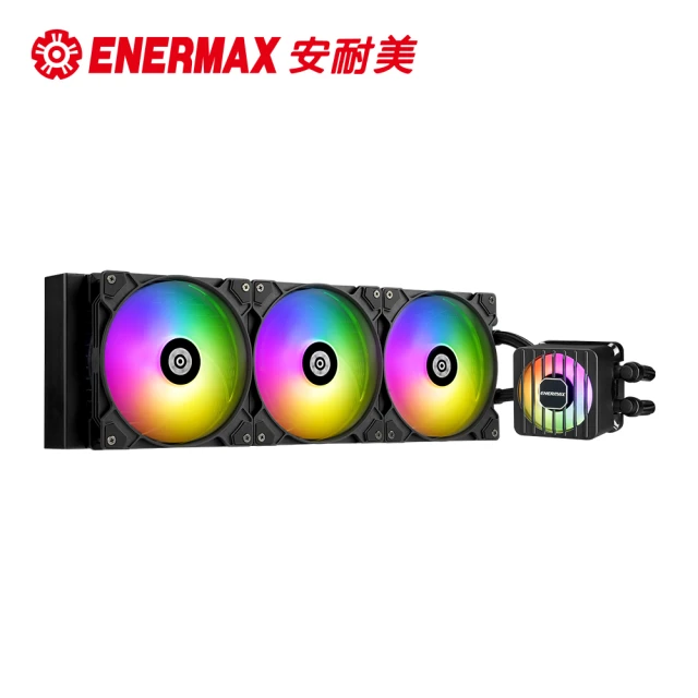 ENERMAX 安耐美 風晶凌 LIQMAXFLO 420 ARGB 38mm厚排 CPU水冷散熱器 ELC-LMF420T-ARGB