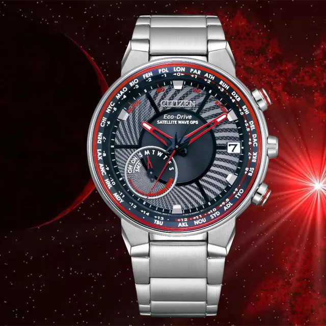 【CITIZEN 星辰】官方授權 Eco-Drive GPS衛星對時光動能手錶 錶 生日禮 送禮(CC3031-51E)