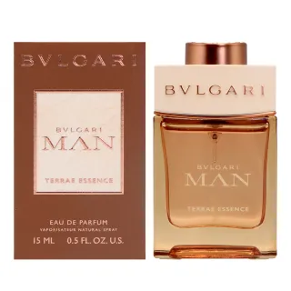 【BVLGARI 寶格麗】Terrae Essence 溫煦之地男性淡香精15ml 噴式隨身瓶(專櫃公司貨)