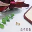 【Emperor Diamond 京華鑽石】18K 玫瑰金 共0.08克拉 鑽石耳環 極光系列II(圓形貼式耳環)