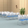 【WELL WORKER】ALLEN系列-時尚多功能風格會議椅/洽談椅/堆疊椅/餐椅-一入組(MIT台灣生產製造)