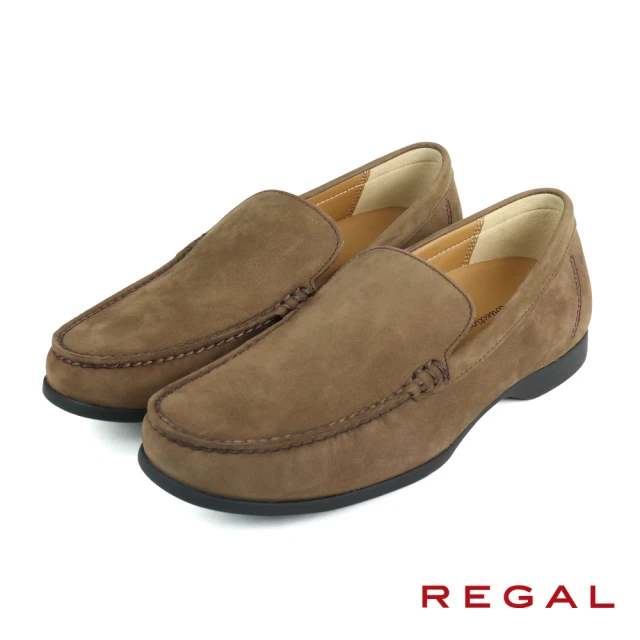 REGAL 日本原廠真皮粗跟德比鞋 黑色(F17N-BL)品