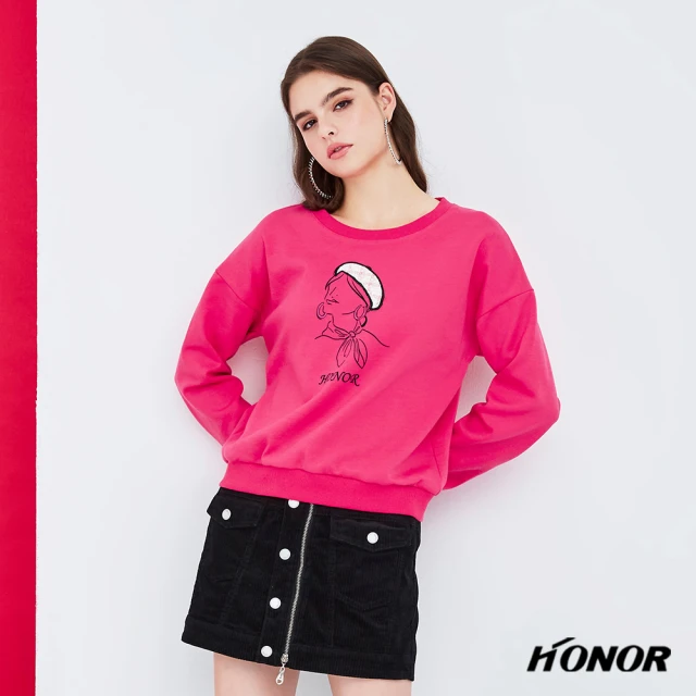 HONOR 山形屋 排釦口袋燈心絨拉鍊褲裙-卡其/黑(MOMO獨家限定)