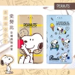 【SNOOPY 史努比】三星 Samsung Galaxy S23 FE 彩繪可站立皮套(吃餅乾)