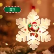 【APEX】聖誕造型小掛件燈 LED聖誕裝飾燈 5入組(星星燈 led燈串 窗簾燈 雪花燈 氣氛燈)