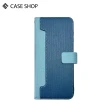 【CASE SHOP】OPPO A79 5G 前收納側掀皮套-藍(內襯卡片夾層 翻蓋站立)
