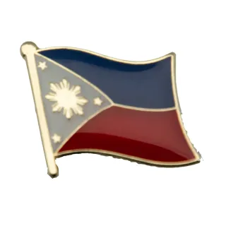 【A-ONE 匯旺】Philippines 菲律賓紀念飾品 國旗飾品 國旗別針 紀念品 國旗徽章 紀念別針