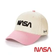 【NASA SPACE】正版授權太空系列 美式復古潮流撞色棒球帽/NA30005-33(櫻花粉)