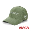 【NASA SPACE】正版授權太空系列 美式復古LOGO燈芯絨棒球帽/NA30006-15(墨綠)