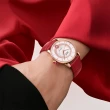 【MIDO 美度】官方授權M1 BARONCELLI 永恆真鑽紅寶石機械女錶-33mm(M0378073603101)