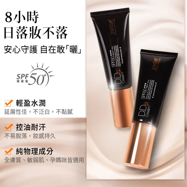 【UserISM 靚肌靚】物理防曬DD霜SPF50+★★★ 50mlX2入