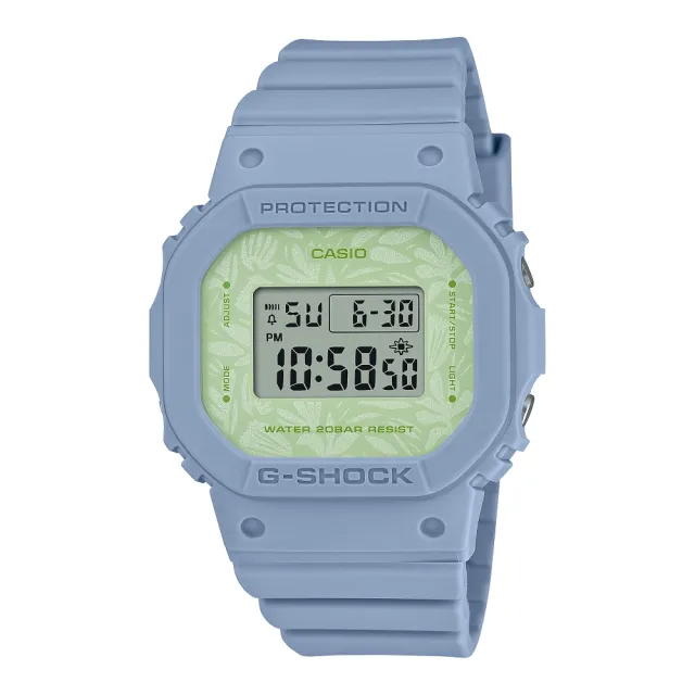 【CASIO 卡西歐】G-SHOCK植物靈感設計電子錶(GMD-S5600NC-2)