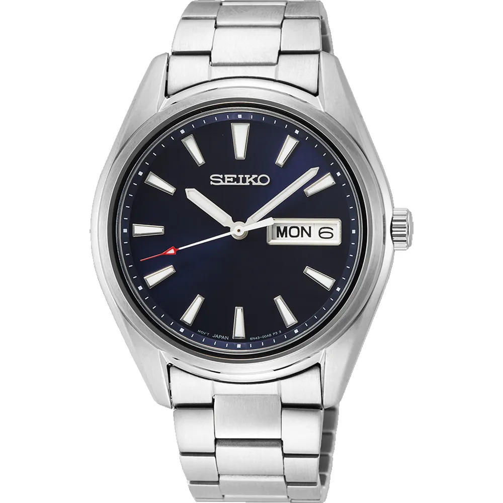 【SEIKO 精工】CS城市日曆女錶-藍/36mm 520禮物 送禮(6N43-00B0B SUR347P1)