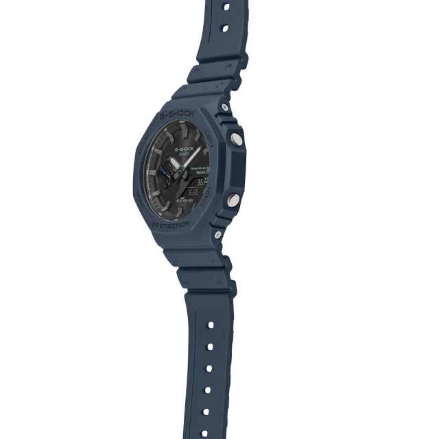 【CASIO 卡西歐】G-SHOCK  藍牙連線 太陽能八角雙顯腕錶 推薦 送禮 畢業禮物(GA-B2100-2A)