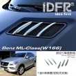 【IDFR】Benz 賓士 ML W166 2011~2014 鍍鉻銀 引擎氣霸飾條(車燈框 改裝 鍍鉻 ML W166)