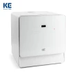 【KE嘉儀】桌上型洗碗機 KDW-236W(6人份免安裝洗烘碗機、最高溫80度C、UV殺菌)