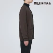 【MUJI 無印良品】男羊毛混氂牛毛V領開襟衫