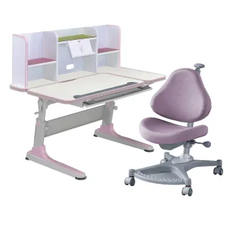 【SingBee 欣美】寬120cm 兒童桌椅組SBD-601&BC115+139S(書桌椅 兒童桌椅 兒童書桌椅)