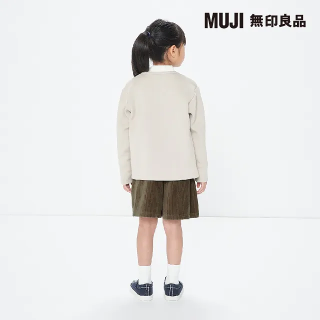 【MUJI 無印良品】兒童針織燈芯絨裙褲(共2色)