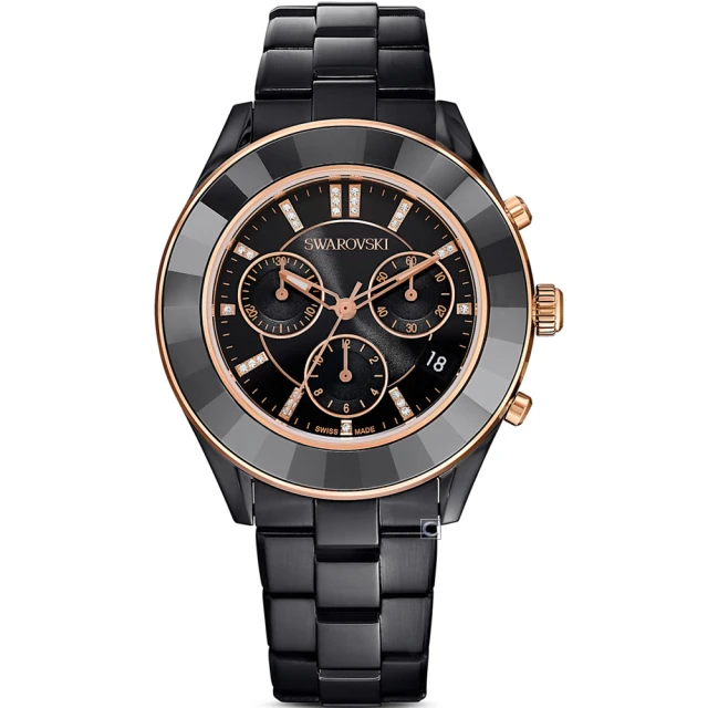 SWAROVSKI 施華洛世奇 Octea Lux Chrono 計時時尚腕錶-39mm(5610472)