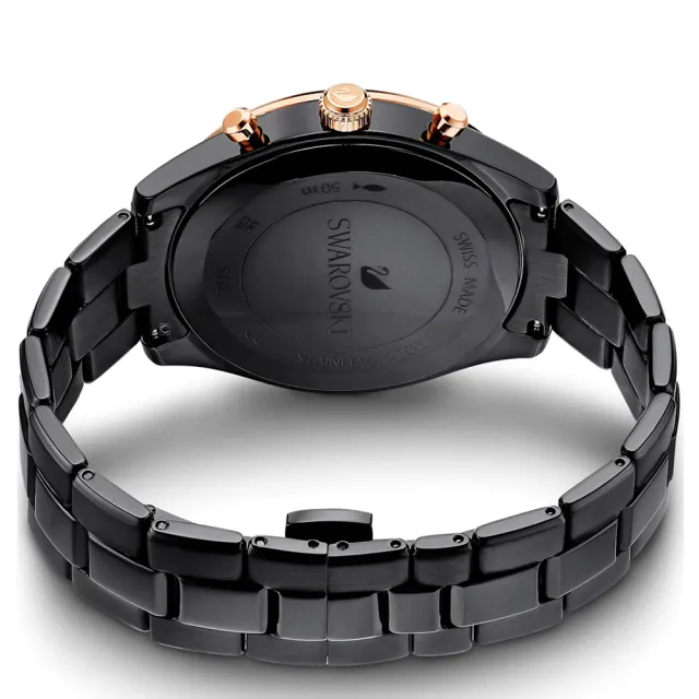【SWAROVSKI 施華洛世奇】Octea Lux Chrono 計時時尚腕錶-39mm   母親節(5610472)