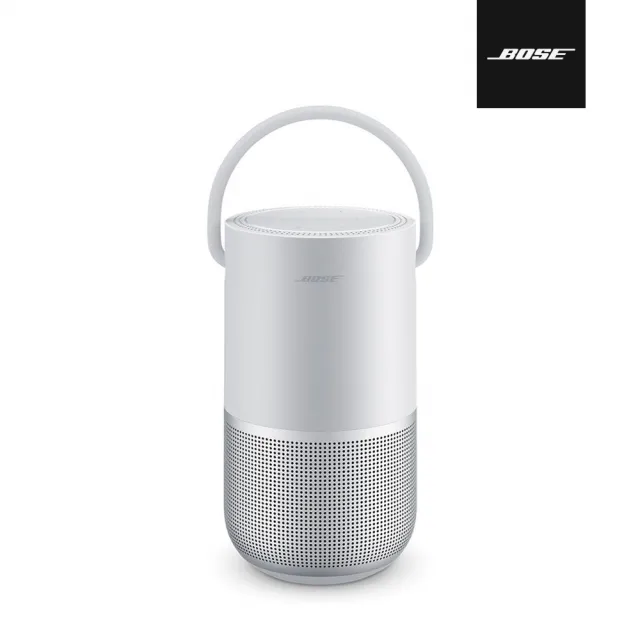 【BOSE】360°全方向聲音 防潑水 可通話 提把可攜式WiFi、藍牙揚聲器 銀色