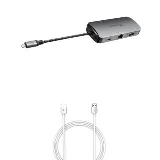 【ADAM 亞果元素】CASA Hub X 十合一 USB-C HUB集線器(Hub X+HDMI線)