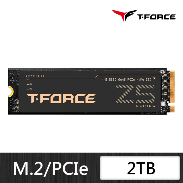 Team 十銓Team 十銓 十銓 T-FORCE Z540 2TB M.2 PCIe Gen5 固態硬碟(讀12400MB ; 寫11800MB)