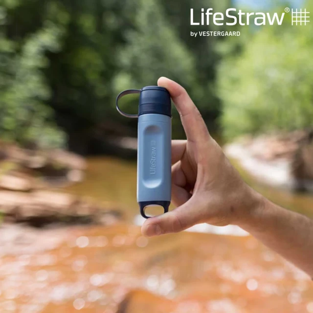 【LifeStraw】Peak 頂峰生命淨水吸管 SOLO｜山藍(過濾髒水 濾水 登山 健行 露營 旅遊 急難 求生)