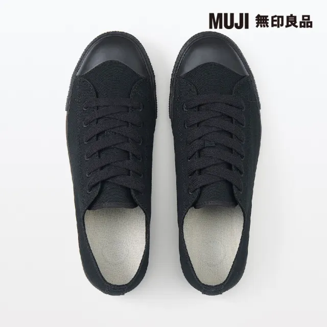 【MUJI 無印良品】撥水加工舒適休閒鞋(黑色)