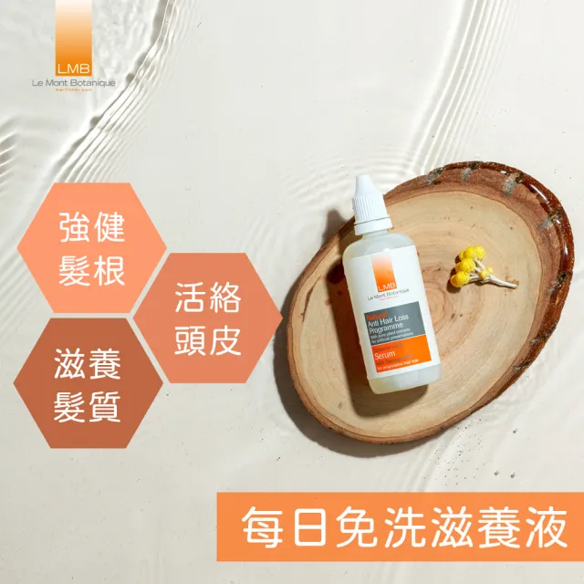 【Le Mont Botanique】LMB每日免洗滋養液 100ml(頭皮水/含保加利亞玫瑰水/頭皮護理/歐盟認證)