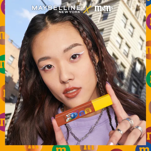 【MAYBELLINE 媚比琳】超持久霧感液態唇膏 M&M聯名款-118 舞者