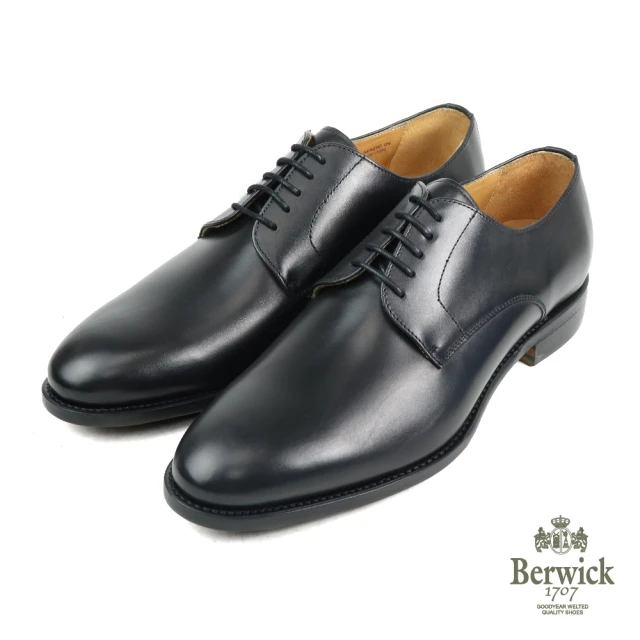BerwickBerwick 西班牙質感手工綁帶德比鞋 黑色(B3011-BL)