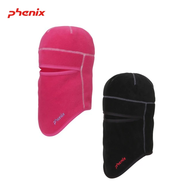 Phenix 童刷毛保暖頭套粉紅色/黑色PHHA2KAP01(護臉/護頸套/保暖頭套/滑雪)