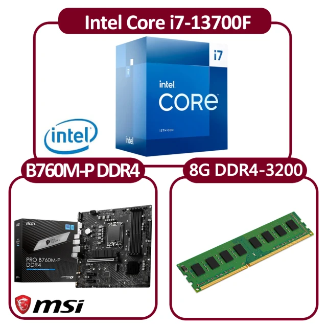 Intel 英特爾 Intel i7-13700F CPU+