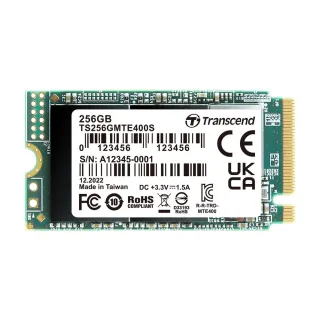 【Transcend 創見】MTE400S 256GB M.2 2242 PCIe Gen3x4 SSD固態硬碟(TS256GMTE400S)