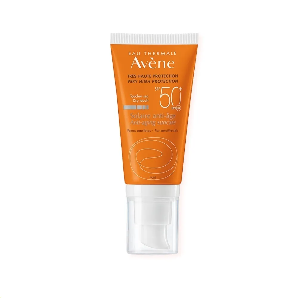 【Avene 雅漾官方直營】全效緊緻防曬液SPF50+50ml(防曬兼抗老)